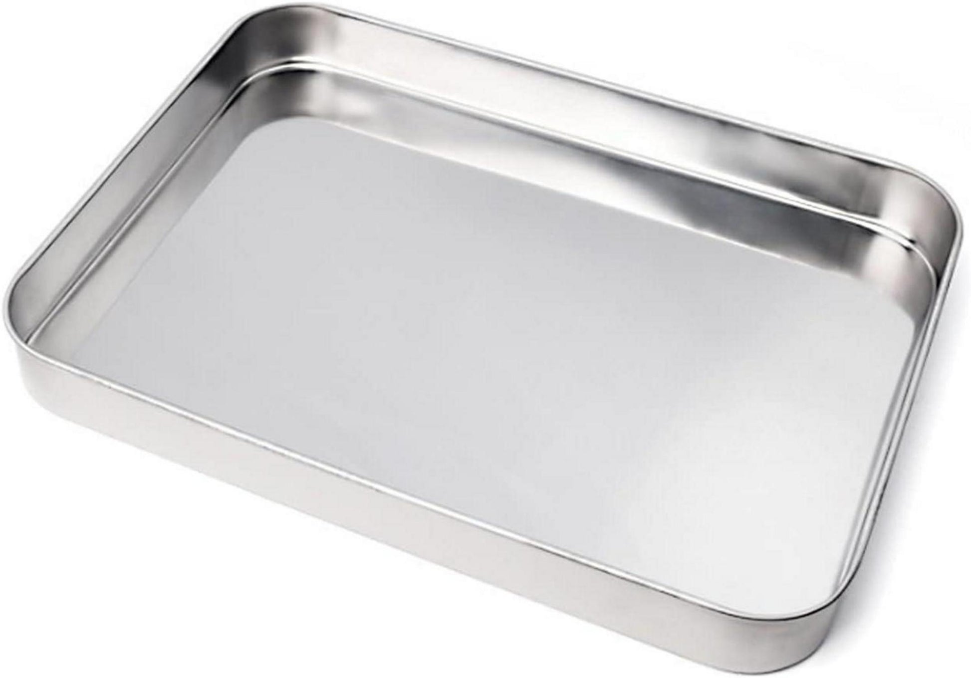 Backblech Rechteckiges Backgeschirr Edelstahl Baking Tray 25x30 cm