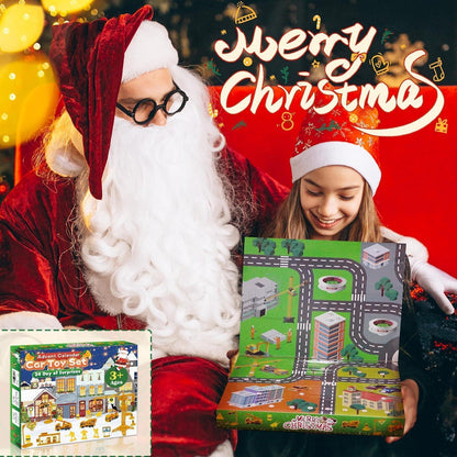 Adventskalender Baufahrzeuge Spielzeug 2026, Kinder Junge