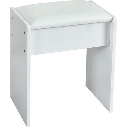 Schminktisch mit LED-Beleuchtung, Spiegel, Hocker, 6