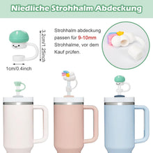 Stanley Cup Zubehör Set, Silikon Stopfen & Strohhalm