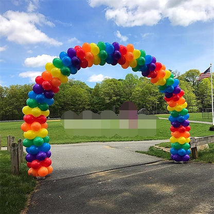 60 Stück Regenbogen Luftballons 12'' Geburtstagsdeko Kindergeburtstag