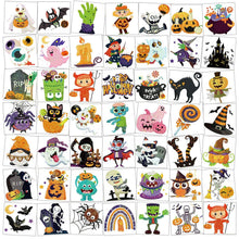 Halloween Glitzer Kinder Tattoos Set 96 Blätter Halloween Motive