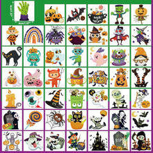 Glitzer Halloween Tattoos Kinder 96 Blätter Aufkleber Party