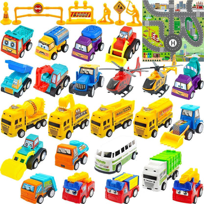 Adventskalender Kinder Jungen Auto Spielzeug 2024