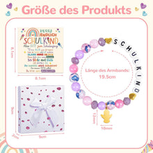 Einschulung Geschenk Mädchen Schutzengel Ärmbänder 2024 Lila