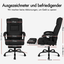 ALFORDSON Bürostuhl mit Lendenwirbelstütze, High