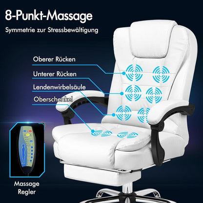Ergonomischer Bürostuhl mit Massagefunktion und