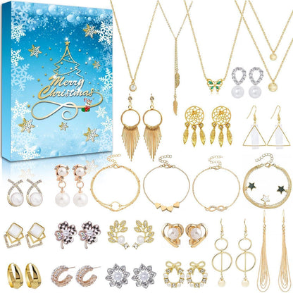 Schmuck Adventskalender 2026 Frauen Geschenke Ohrringe