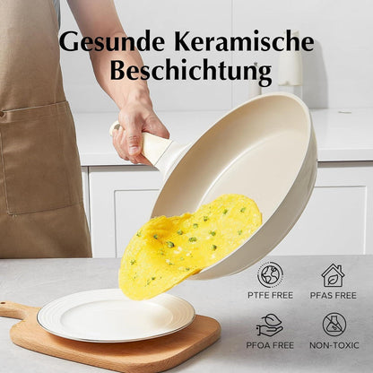 Redchef Keramik Bratpfanne 26cm Induktionsgeeignet mit