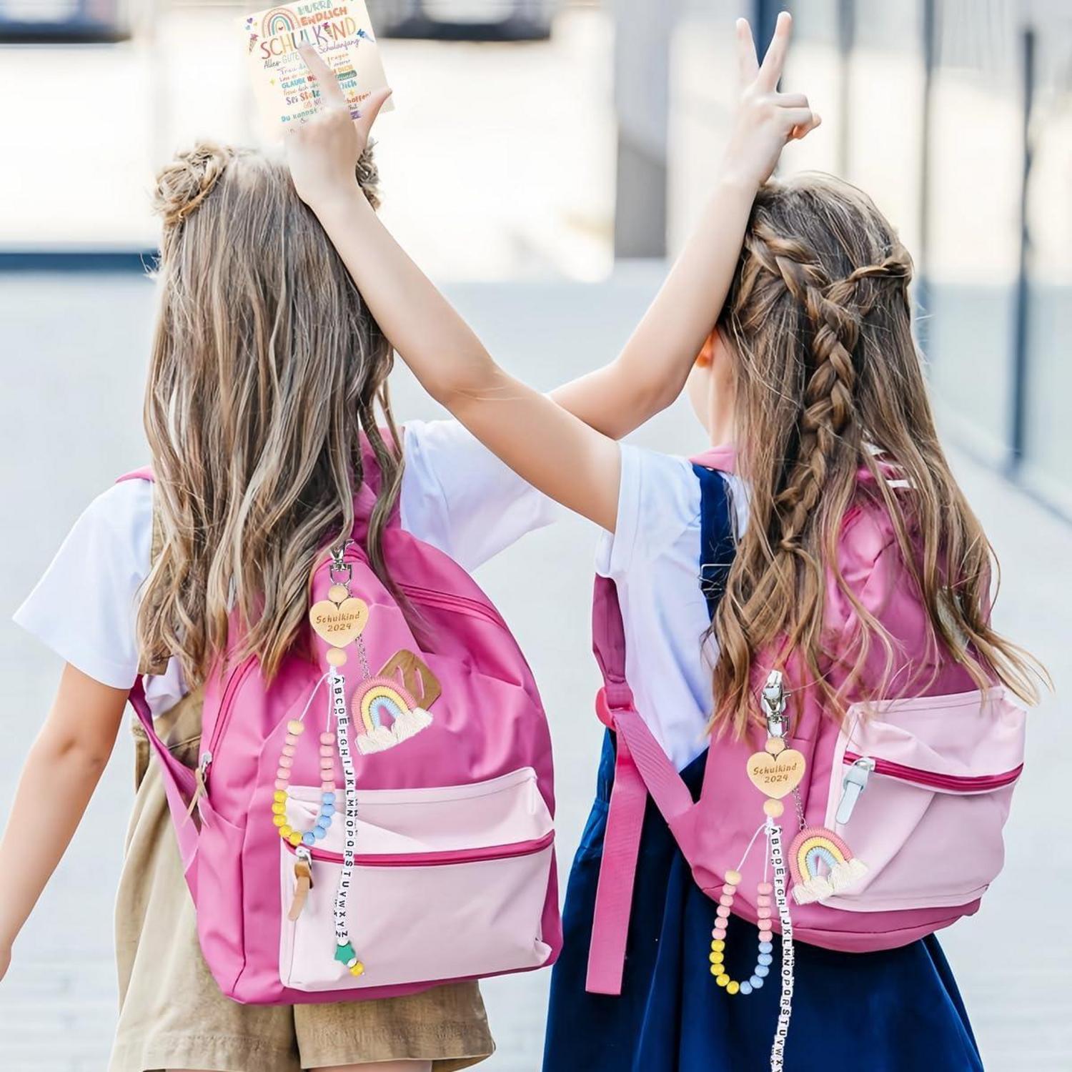 Einschulung Geschenk Mädchen Rechenkette 2024 Rosa Schulkind Füllung Schultüte
