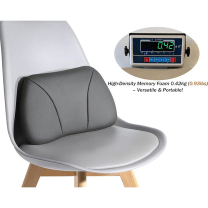 Lendenstützkissen Auto Leder & Memory Foam – Komfort & Unterstützung