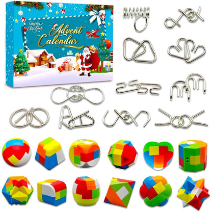 3D Puzzle Adventskalender 2026 Kinder Jungen 6-12 Jahre