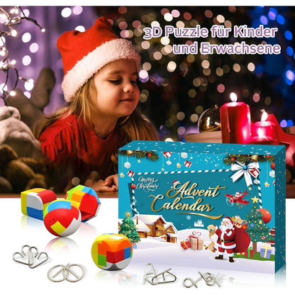 3D Puzzle Adventskalender 2026 Kinder Jungen 6-12 Jahre
