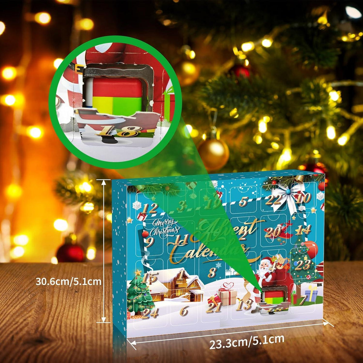3D Puzzle Adventskalender 2024 Kinder Jungen Spielzeug Weihnachtskalender