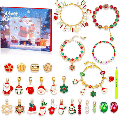 DIY Weihnachts-Adventskalender mit Überraschungsarmband