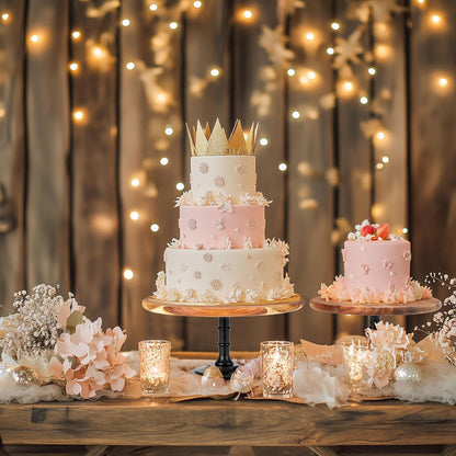 Etagere Tortenständer Cupcake Holz Serviertablett
