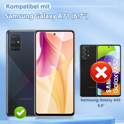 Samsung Galaxy A71/A72 Panzerglas Schutzfolie [2 Stück] 9H
