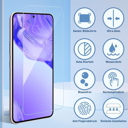 Displayschutz Panzerglasfolie Samsung Galaxy S22 - 2er Set