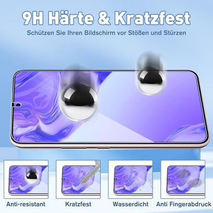 Schutzfolie Panzerglas Samsung Galaxy S22 2 Stück Scratch Resistant