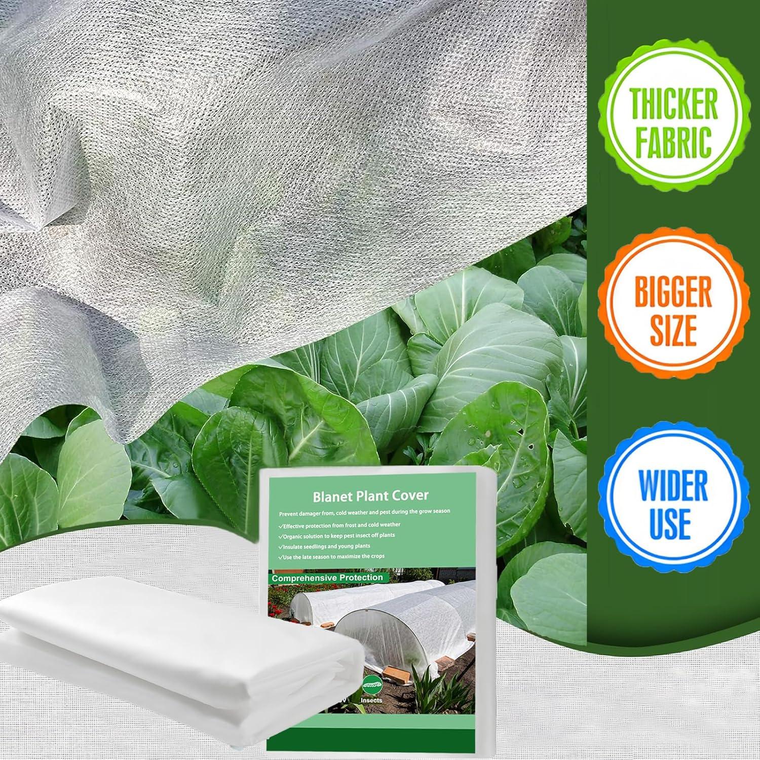Nircho Winterschutzvlies 32g/m² 2m*10m Garten Pflanzenschutzvlies