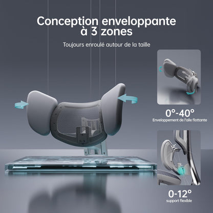 Ergonomischer Bürostuhl Hbada E3 Ultra mit 4D-Kopfstütze und