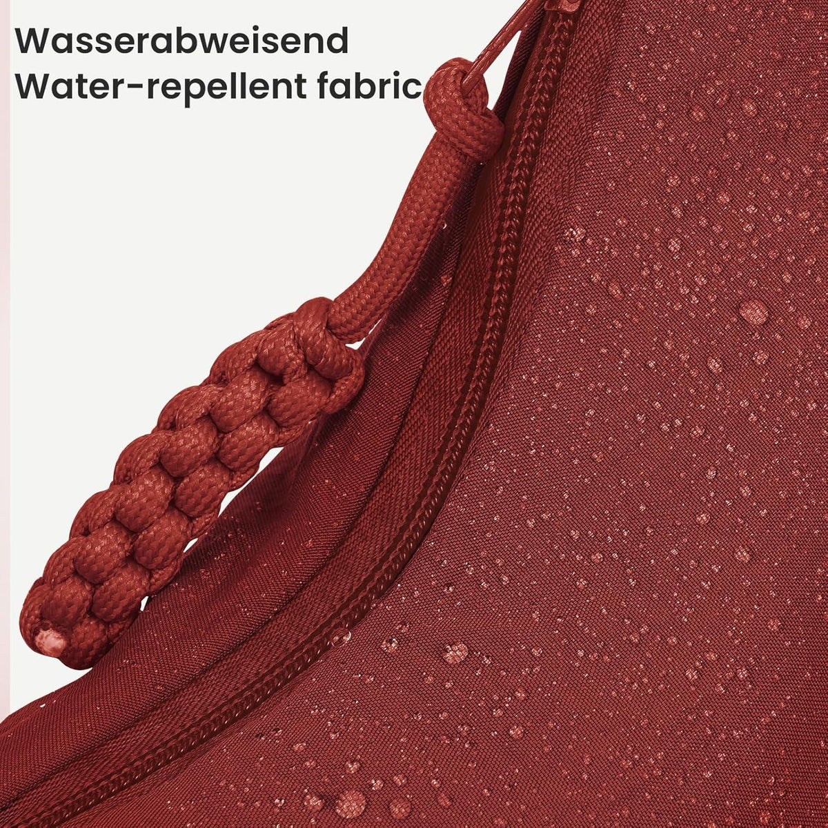 Große Nylon Umhängetasche Halbmond Crossbody Bag Damen Slouchy