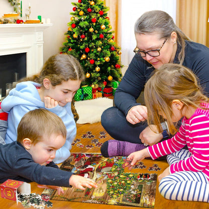 Adventskalender 2024 Puzzle Weihnachtsgeschenke 1000 Teile Kinder Erwachsene