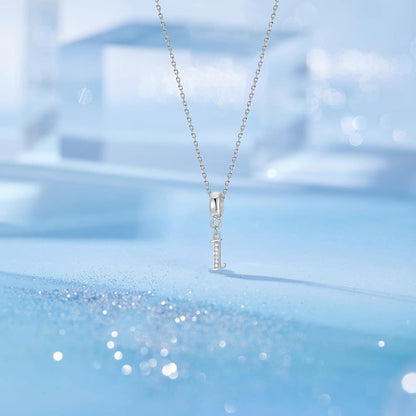 925 Sterling Silber Initial Charm Anhänger für Damen, Buchstabe A-Z