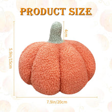 Kürbis Kissen 20cm Deko Herbst Halloween Orange Plüsch Sofa