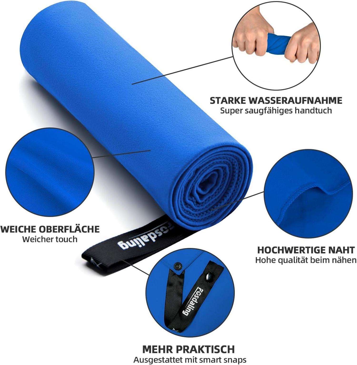 Schnelltrocknendes Mikrofaser Handtuch Set, 3-teilig