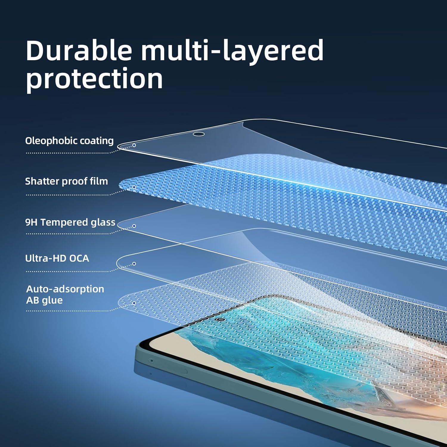 Panzer Schutz Glas Samsung Galaxy M35 5G 3er Pack 9H Härte Ultra-Klar