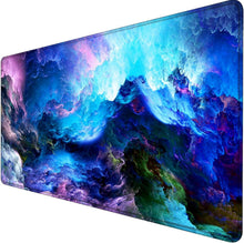 Großes Gaming Mauspad XL 800x300mm, Sternennebel Design, Wasserdicht