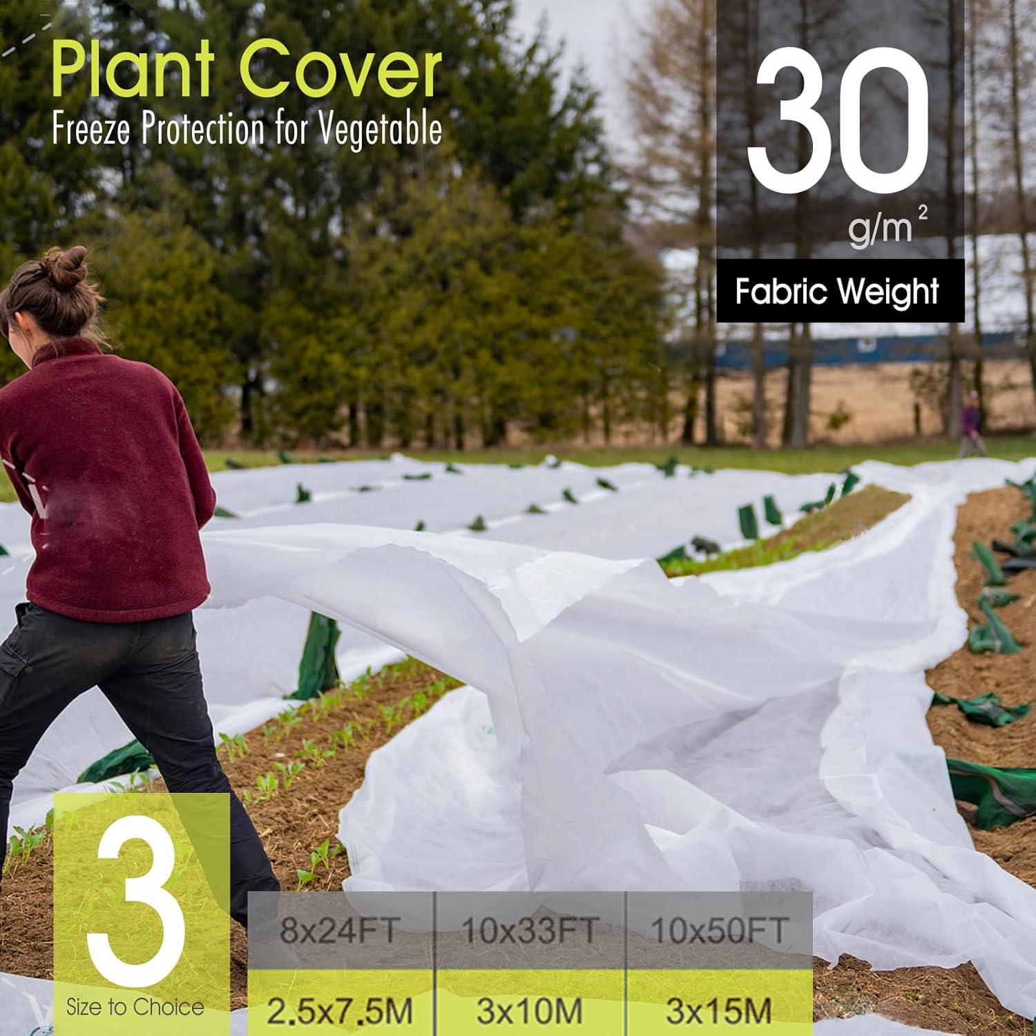 Wintervlies Pflanzen Frostschutz 3x10M Gartenvlies