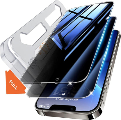 Tentoki Panzerglas iPhone 13 Pro Max 14 Plus Sichtschutzfolie 9H 2