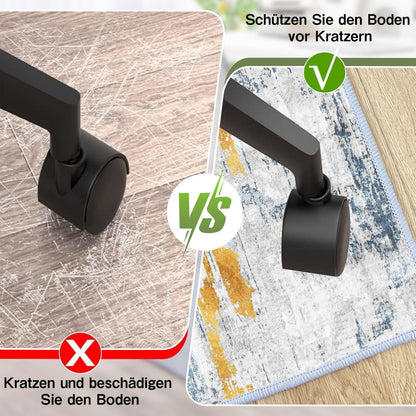 Bürostuhl Unterlage Bodenschutzmatte Hartböden 90x150cm