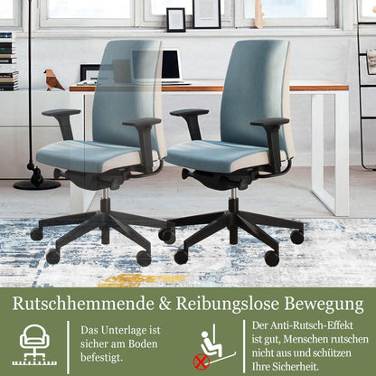 Bodenschutzmatte 90x150cm Gaming Stuhlmatten Kratzfest