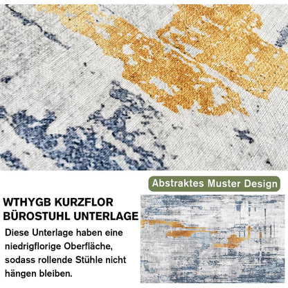 Bürostuhl Unterlage Bodenschutzmatte Hartböden 90x120cm