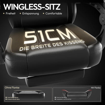 Dowinx Gaming Stuhl Racing Gamer Ergonomischer Sessel