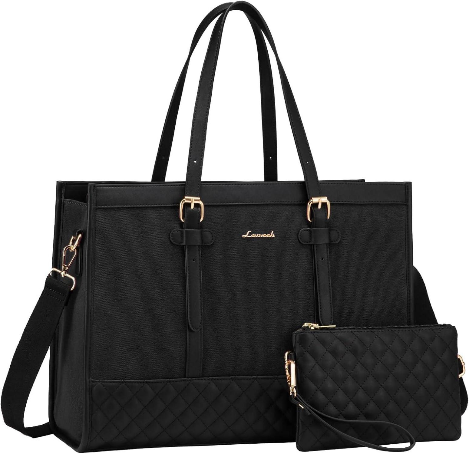Laptoptasche Liebe 15,6 Zoll Damen Schwarz Business Uni