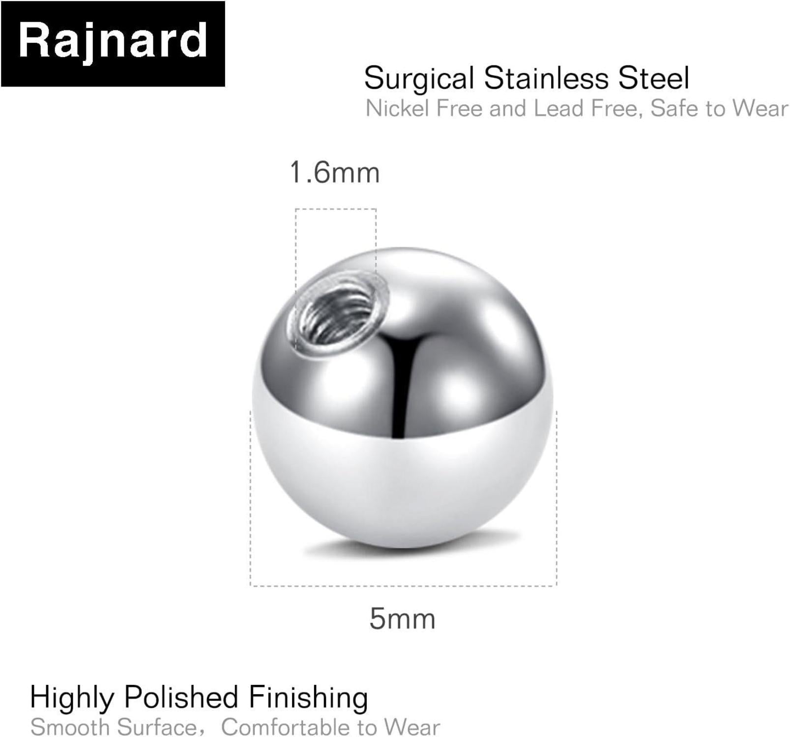 Zungenpiercing Kunststoff Klar Bioflex Zunge Piercing Schmuck 14g