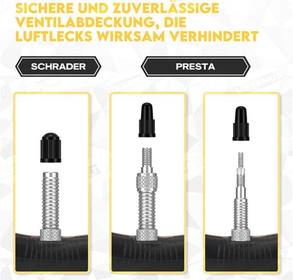 Fahrradventil Adapter Set Französisches Ventil Adapter Bike Auto