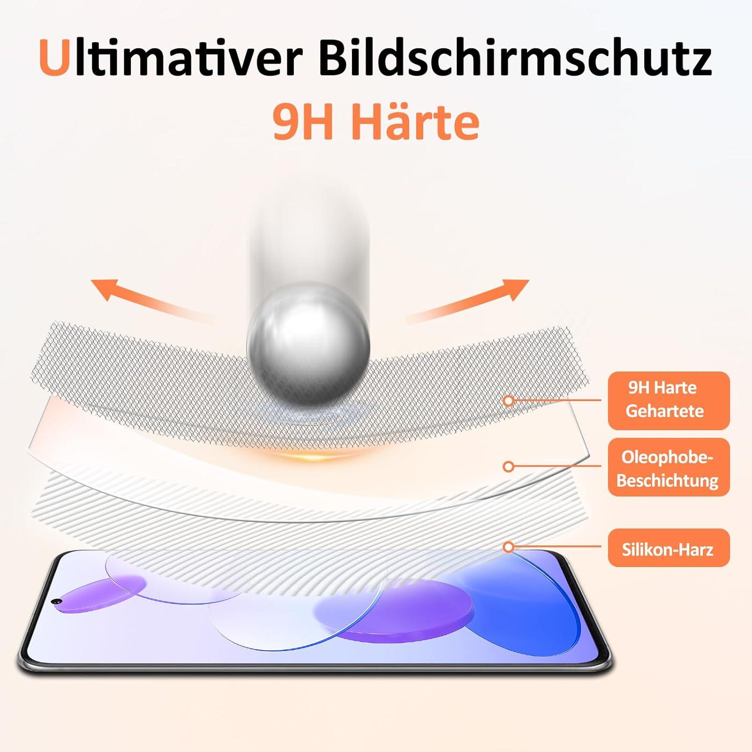Displayschutzfolie Samsung Galaxy S20 Panzerglas Set 3-teilig