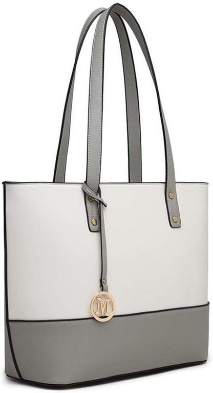Damen Handtasche Henkeltasche 3 Stück Sets große Shopper Tote