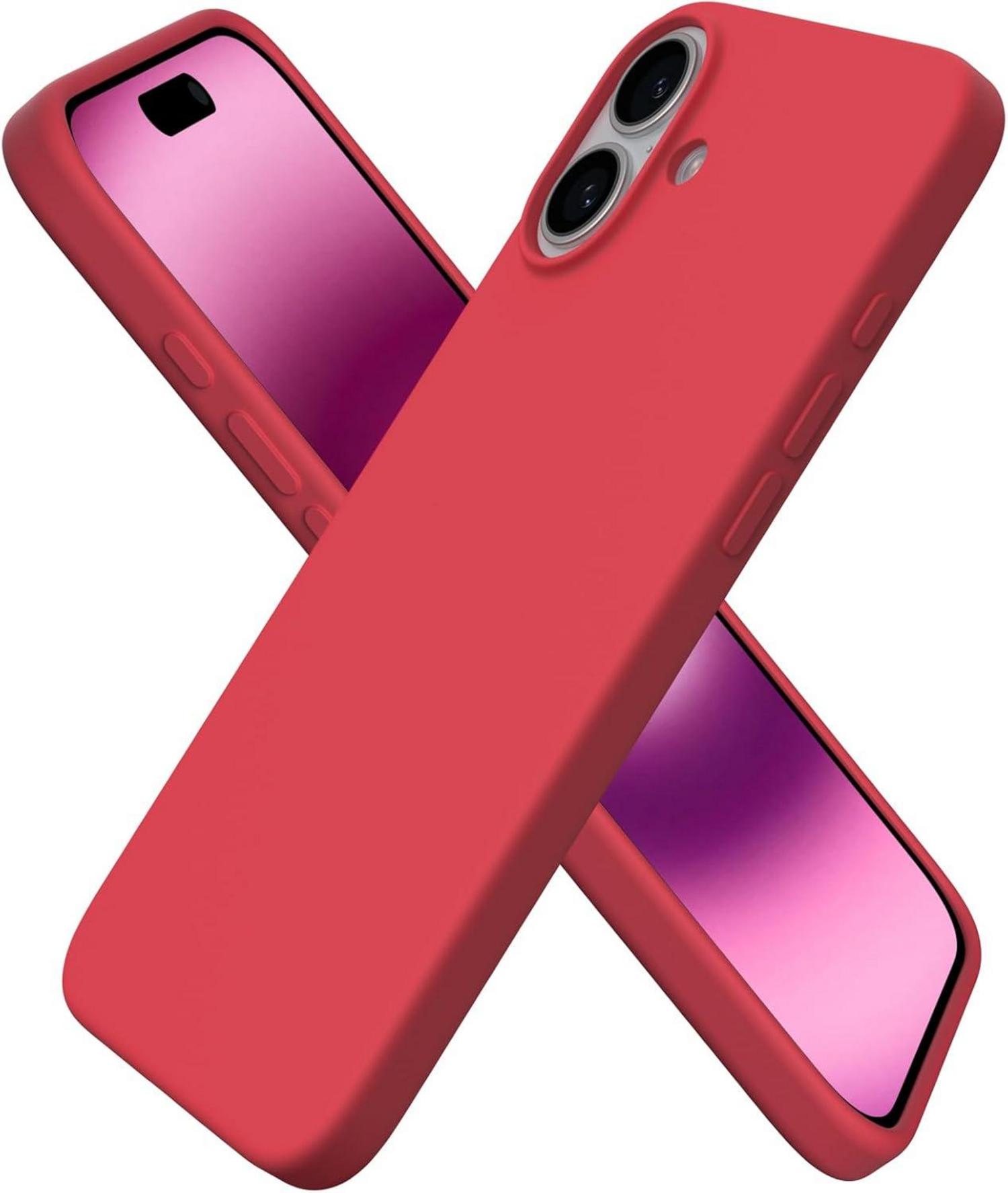 iPhone 16 Plus Hülle Silikon flüssiges Material - Kratzfeste