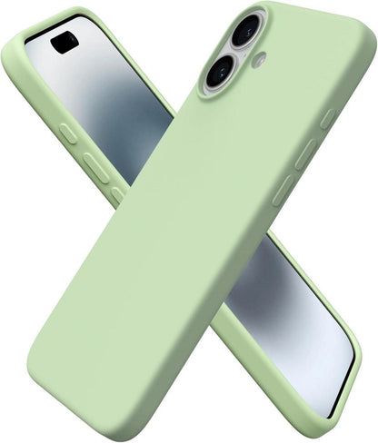 Hülle iPhone 16 Plus Silikon flüssig stoßfest kratzfest 6,7 Zoll