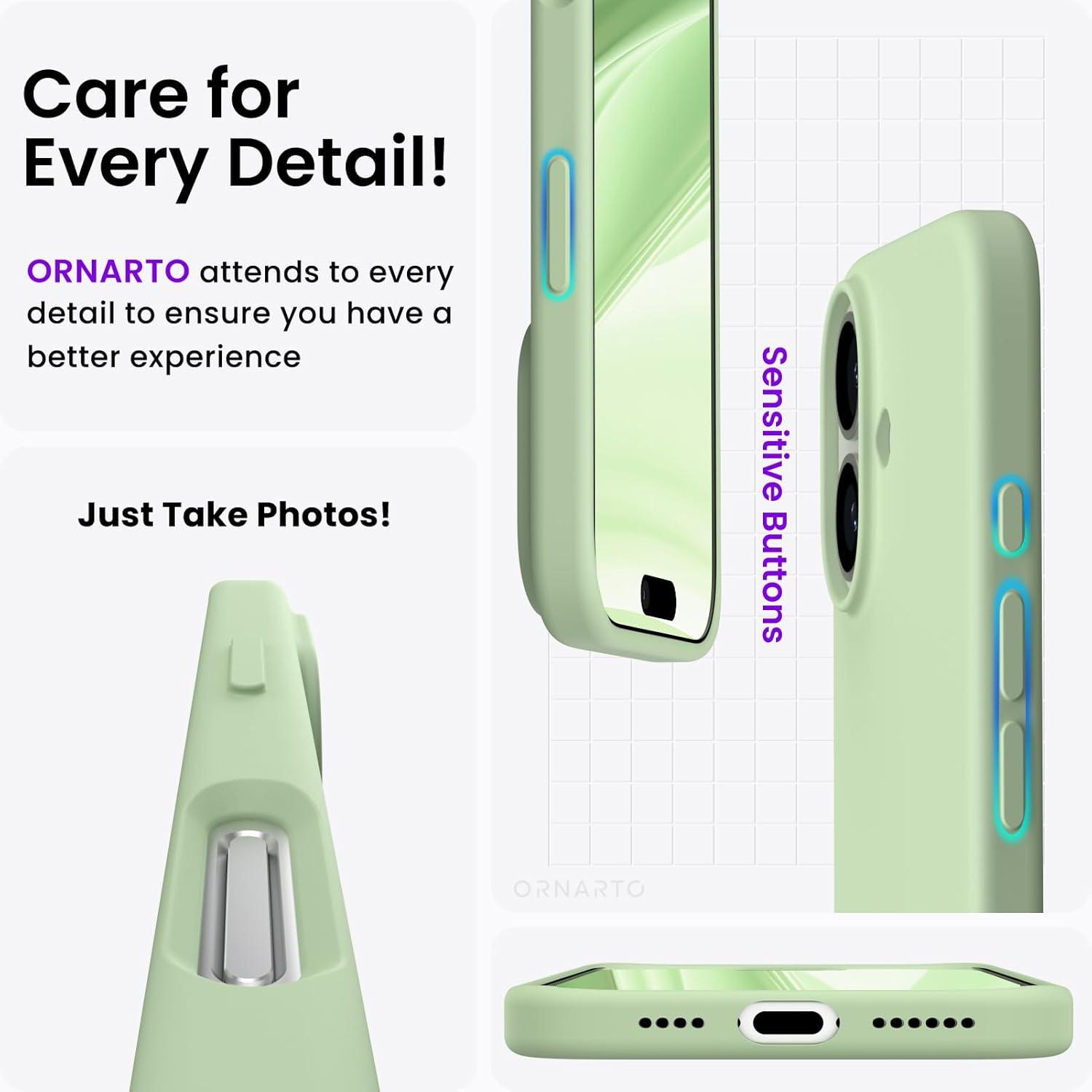 iPhone 16 Plus Hülle Silikon 6,7 Zoll Flüssiges Silikon Schutzhülle Leicht