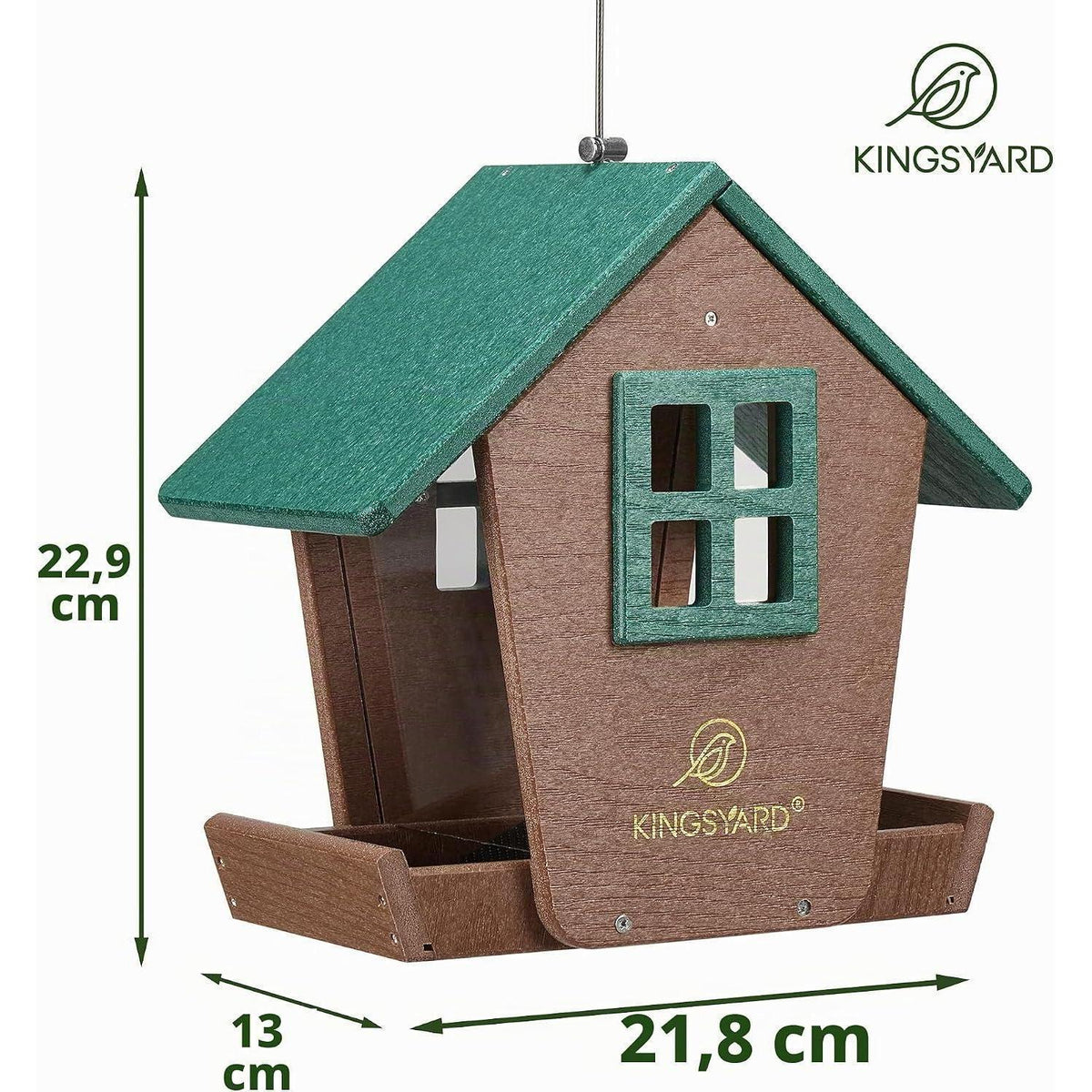 Vogelhaus zum Aufhängen – Recycelt & Wetterfest