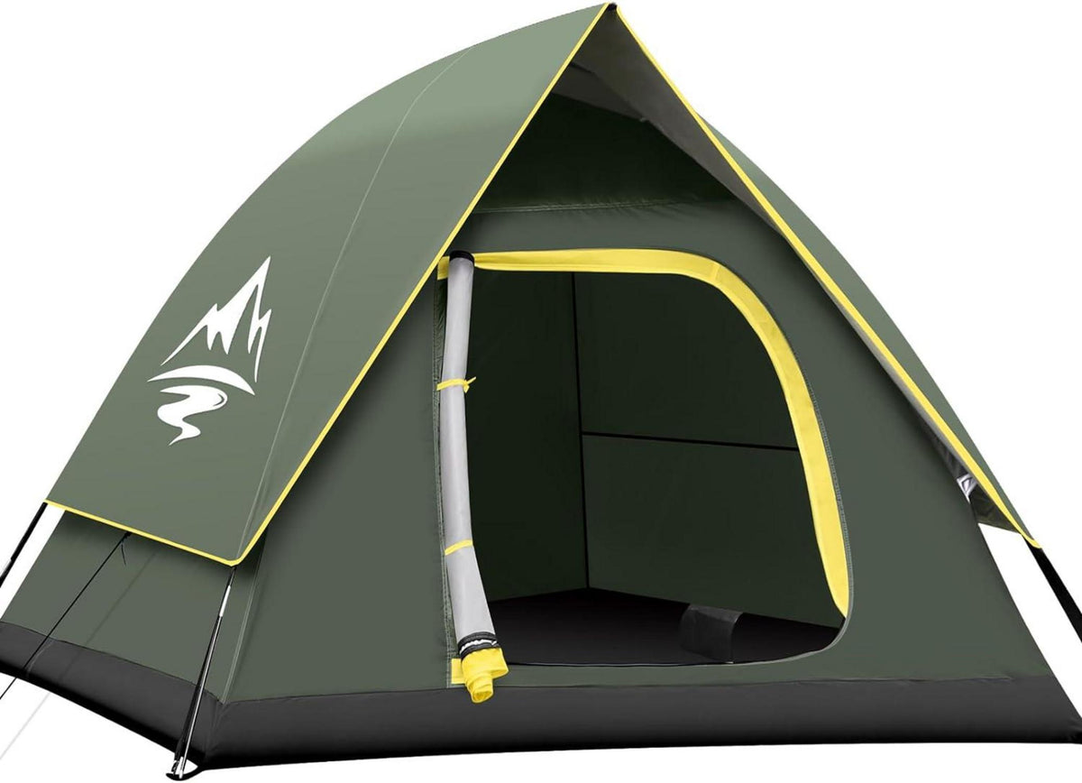 Campingzelt für 3-4 Personen, Kuppelzelt, Leichtgewichtszelt
