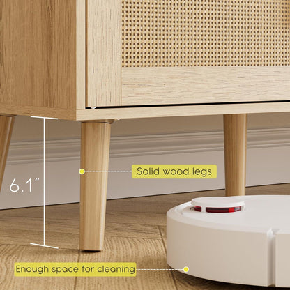 TV Schrank Weiß 137x38x48 cm Lowboard für 55 Zoll Fernseher
