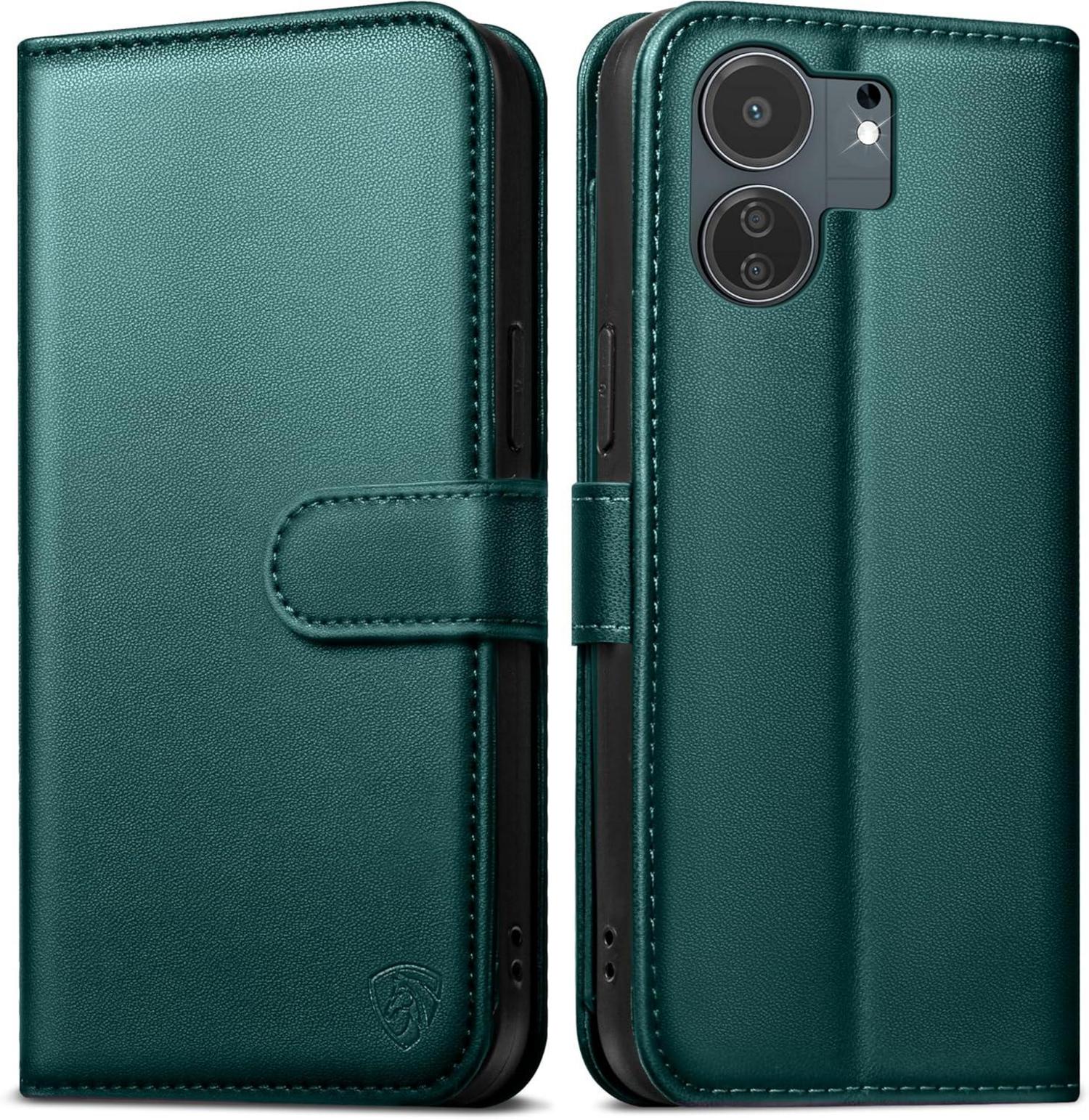 Handyhülle für Xiaomi Redmi 13C mit Panzer Schutz Glas & RFID Blocker